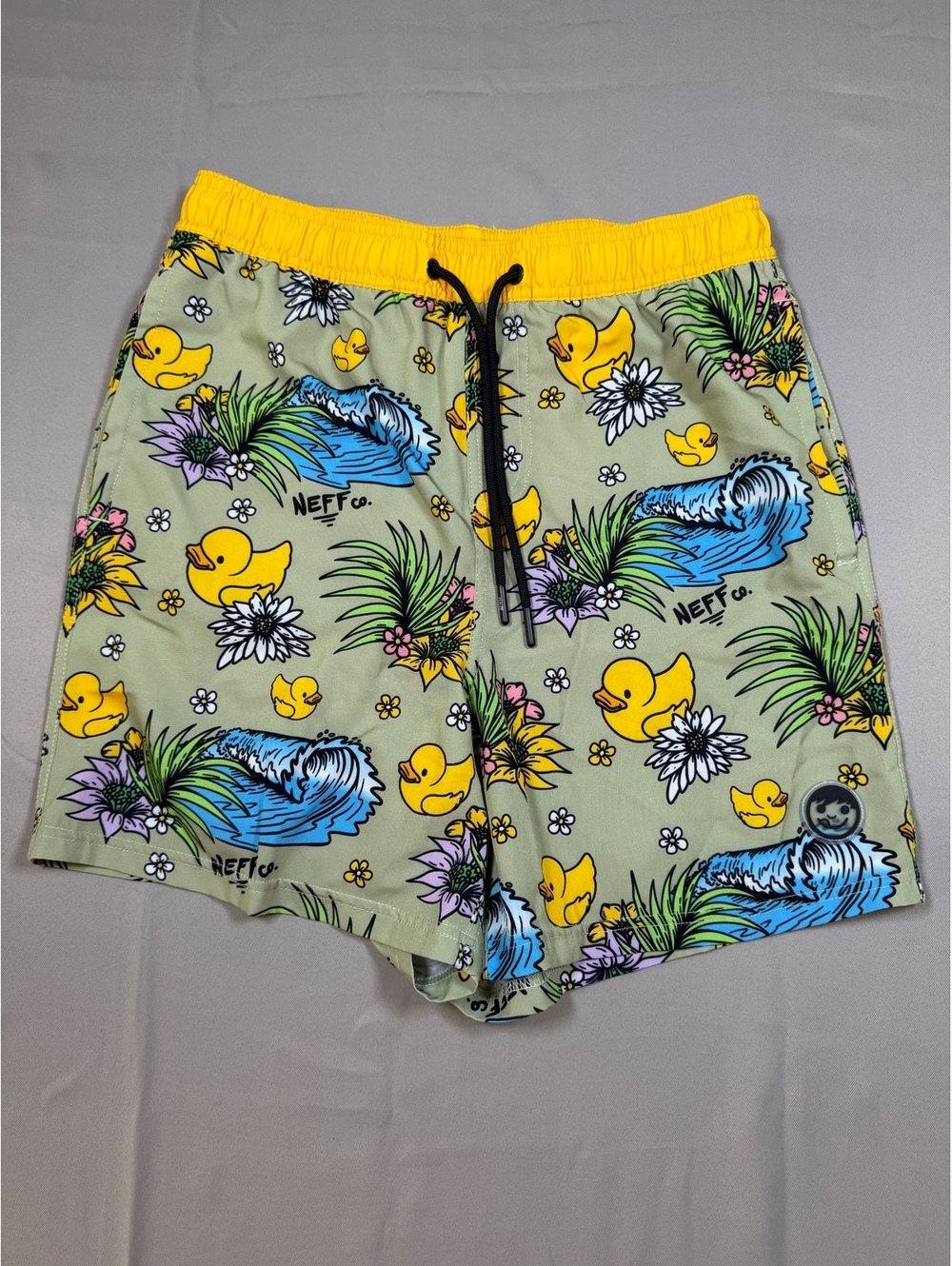 Neff Duck Print Swim Trunks